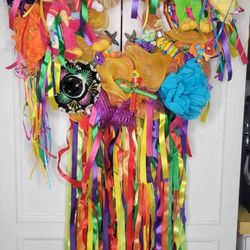 Disney Three Caballeros Fiesta Wreath Donald Jose Panchito Cinco De Mayo hand made