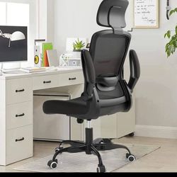 Mimoglad Ergonomic Mesh Computer Chair with Adjustable Lumbar Support (Black)