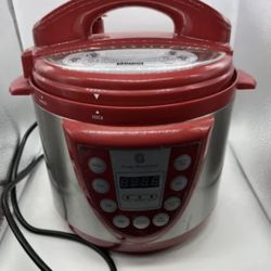Cooks Essentials 4 Qt Stainless Steel Electric Pressure Cooker