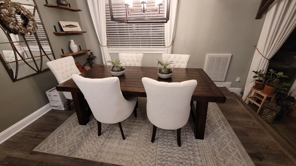 Pottery Barn Dining Table And Chairs 
