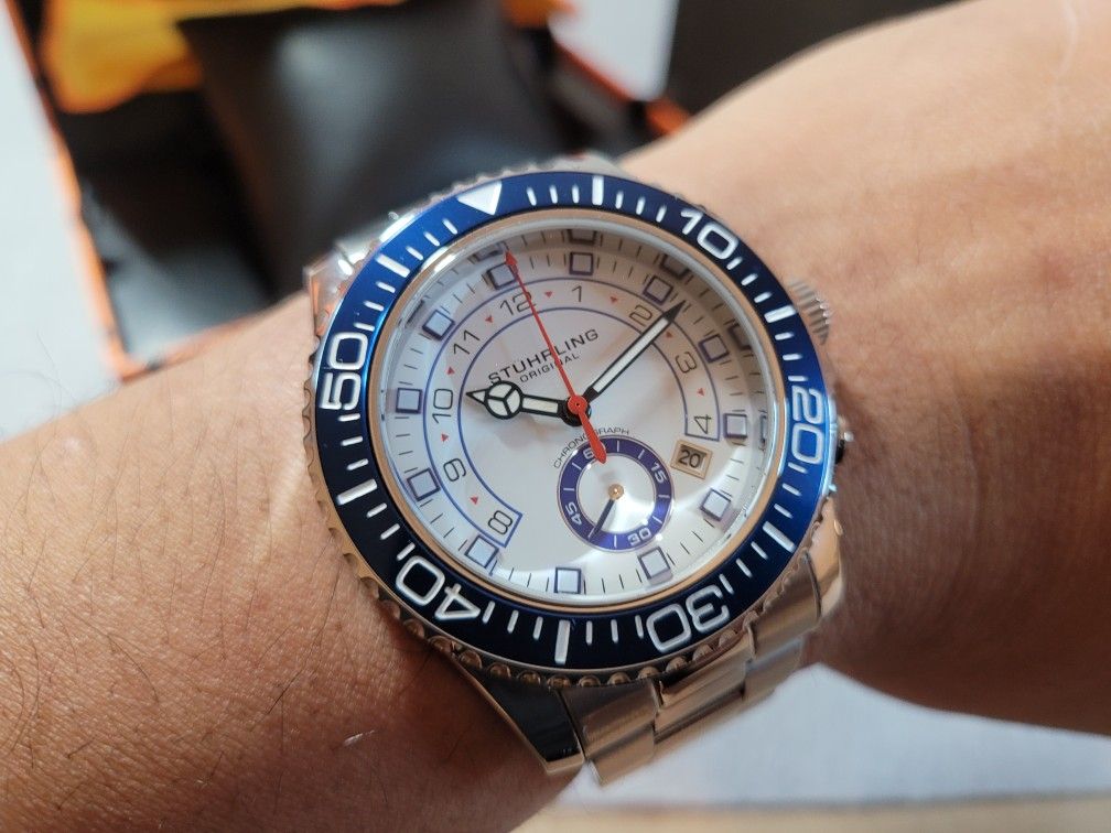 Stuhrling Brigadier 3966 Quartz 42mm Diver