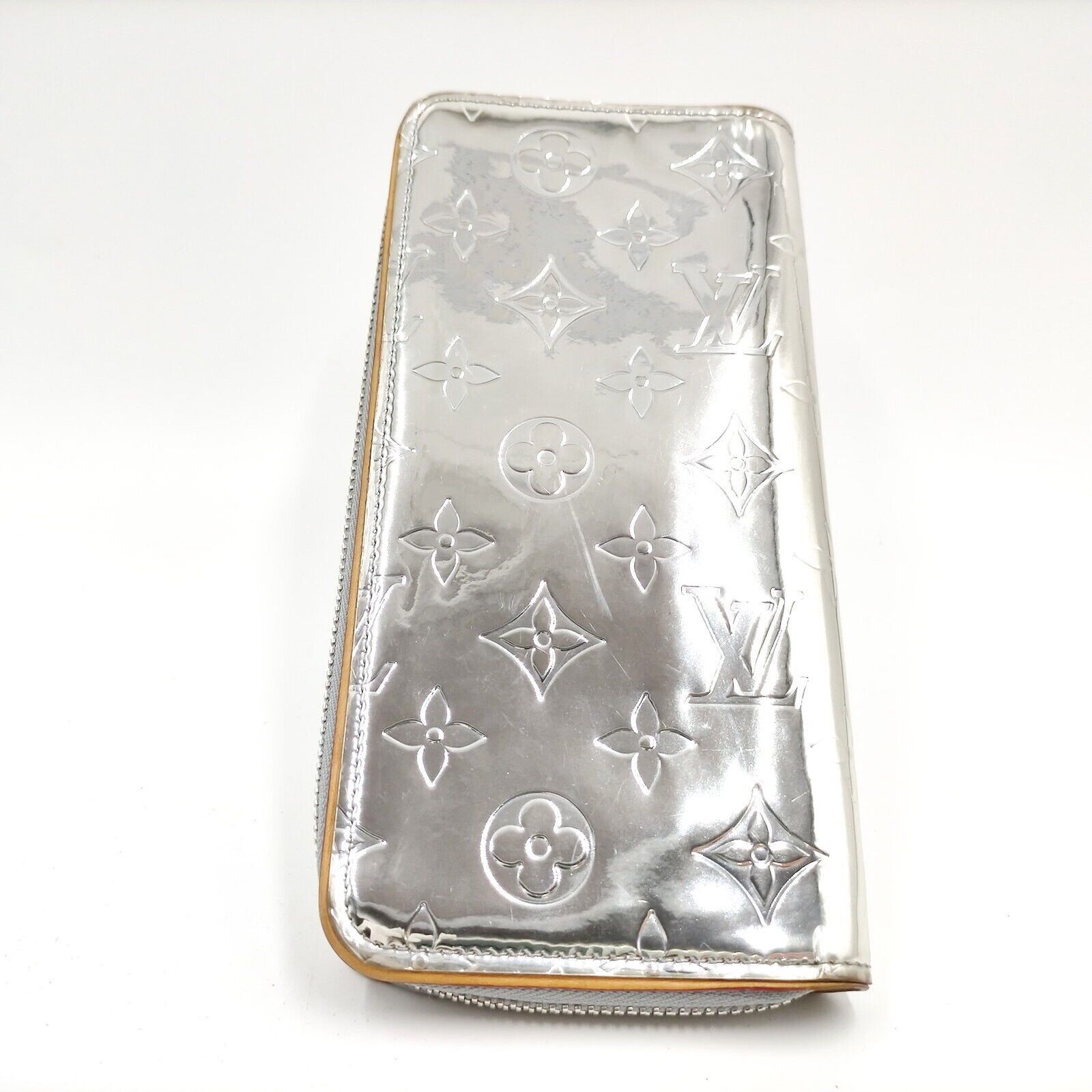 Pre-owned Louis Vuitton Leather Wallet In Silver