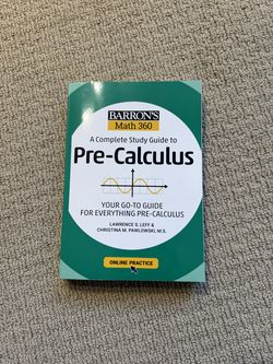 Barron's Math 360 Pre-Calculus — $12