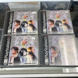 Final Fantasy 8 Ps1 No Manual $20 Each Gamehogs 11am-7pm 