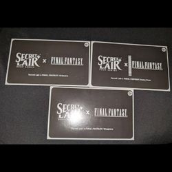 Magic The Gathering Final Fantasy Secret Lair English Non-Foil One of each sealed FF MTG TCG cards