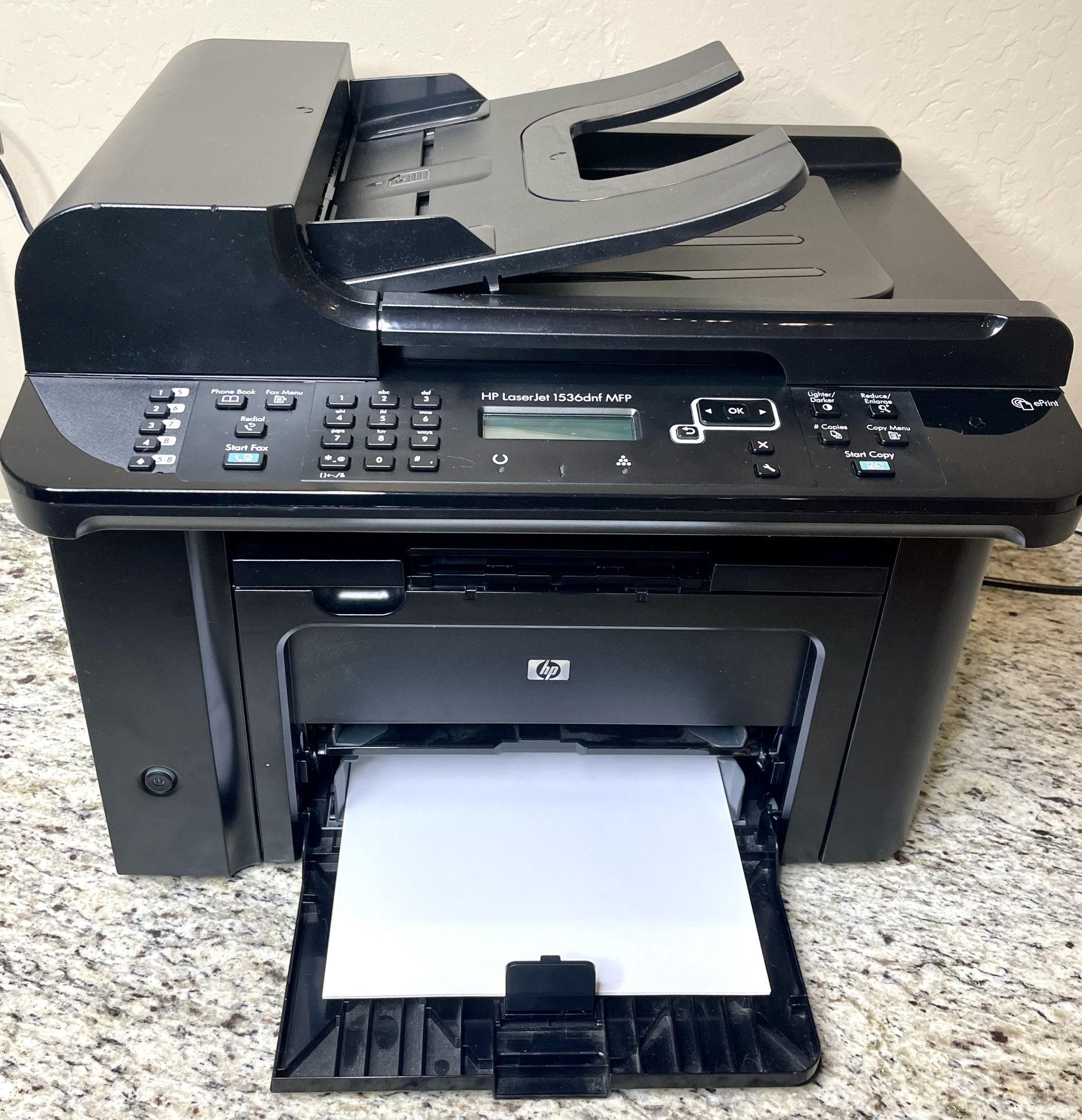 HP Laserjet 1536dnf MFP All in One Multifunction Laser Printer Scanner Fax Copy