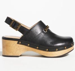 Anthropologie Silent D Slingback Mule Clog Size 37 NWOT $165 “Georgia”