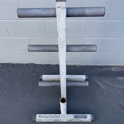 Body Solid 6-Post Olympic Weight Tree and Bar Holder… Home Gym Fitness…. $50 Price is Firm!!!!