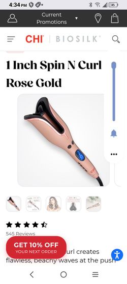 CHI rose gold hair curler