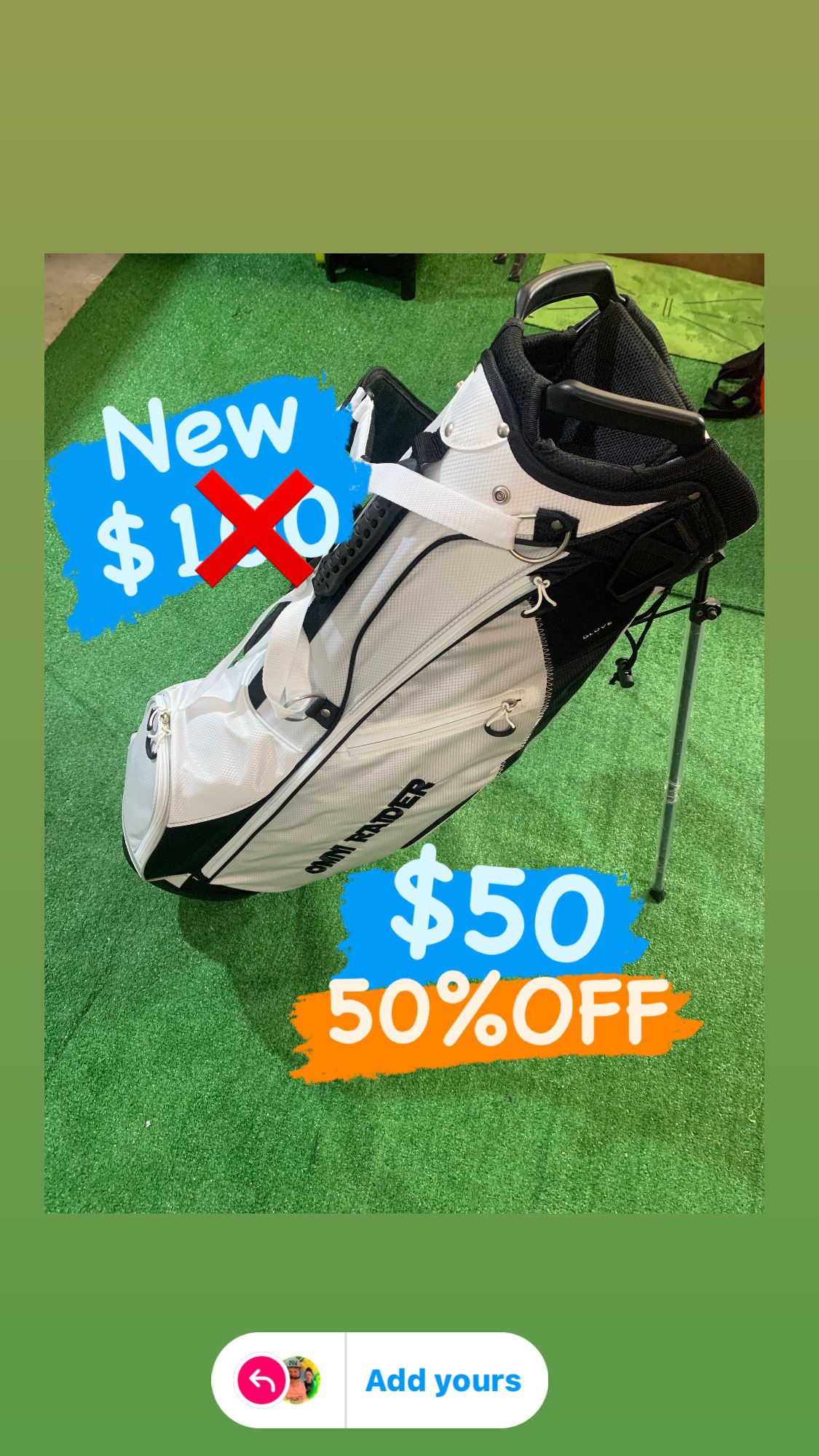 **NEW Golf Bag