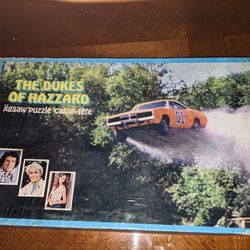 Vintage Dukes Of Hazard Jigsaw Puzzle Cass-tete 