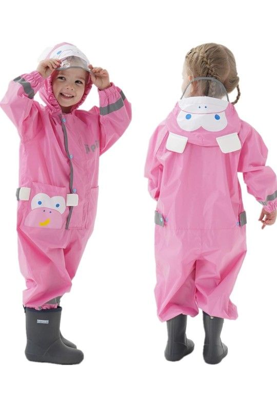 Kids Rain Suit Size For 4-6x