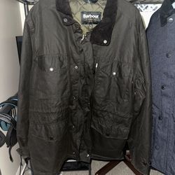 Barbour Sapper Waxed Jacket - Size XL