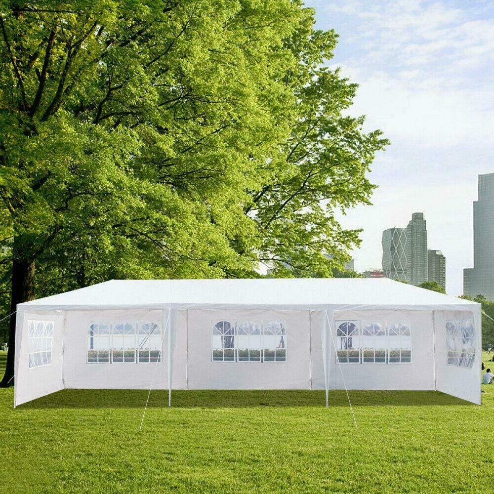 10'x 30' Outdoor Tent For Wedding Party Gazebo Pavilion Cater Canopy