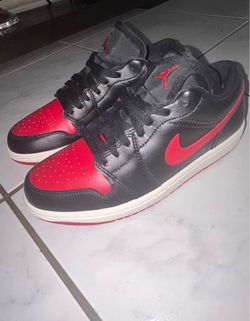 Nike air Jordans red and black size 7