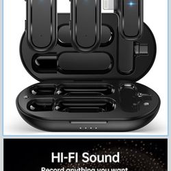 Brand New Wireless Lavalier Mic Set w/Charging case