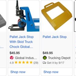 Anti Skid Pallet Jack Stoppers