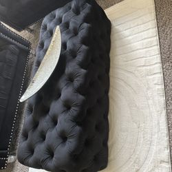 Black Ottoman 