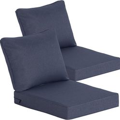 Set of 2 Outdoor Seat Cushions