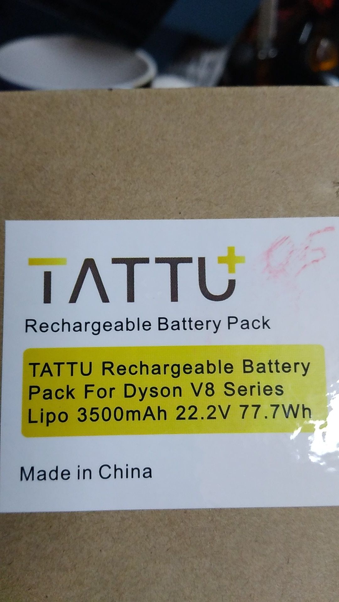 TATTU Dyson battery