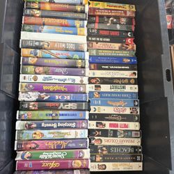 Lot Of 90 Vhs Tapes All For $50