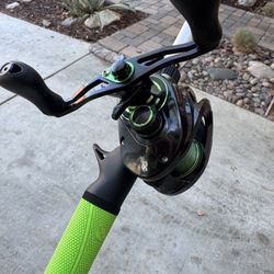 Like New Reel Only  Left Handed Dobynns Maverick Baitcaster Loaded Ready To Fish Fishing Reel. 