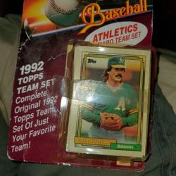 Oakland Athletes Baseball Cards 1992