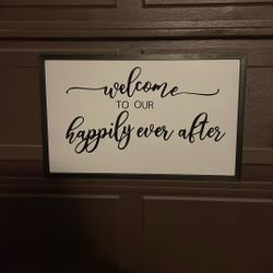 Wedding  “WELCOME SIGN”
