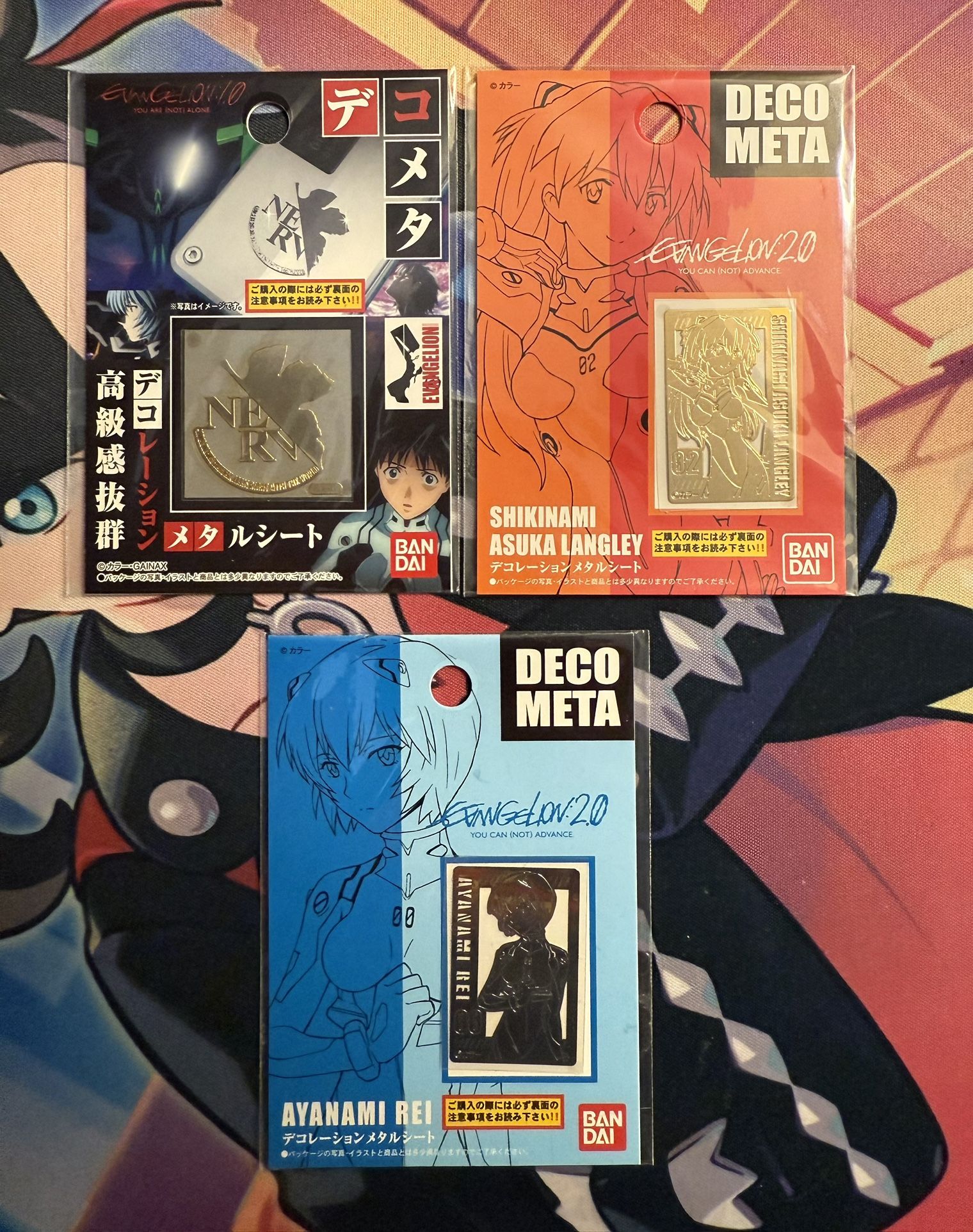 Neon Genesis Evangelion Deco Mata Shinji Rei Asuka Sealed