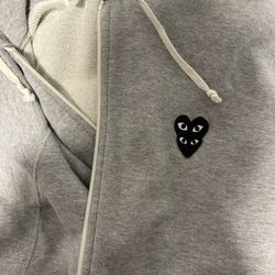 Comme des Garçons Hoodie “Double Heart”