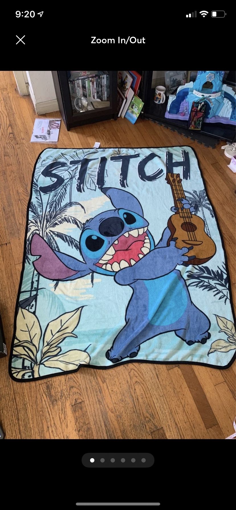 Disney Stitch Throw Blanket