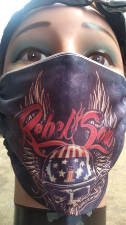 Rebel Soul biker face mask gear mouth cover thrash punk