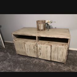 Solid Heavy Wood TV Stand, Decor Table, Etc