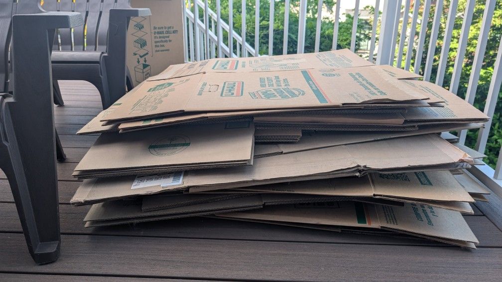 25 UHaul Moving Boxes (M/L)