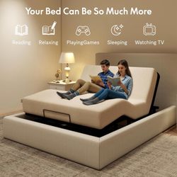 Queen Size, Oxford Fabric Bedspread, Wired Remote,Whisper Quiet Durable Motor, Mattress Holder