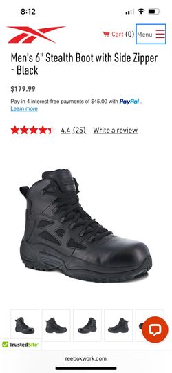 Steel toe boots