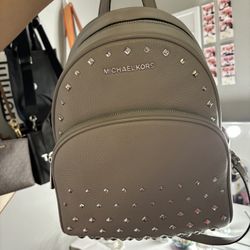 Gray MK Backpack 