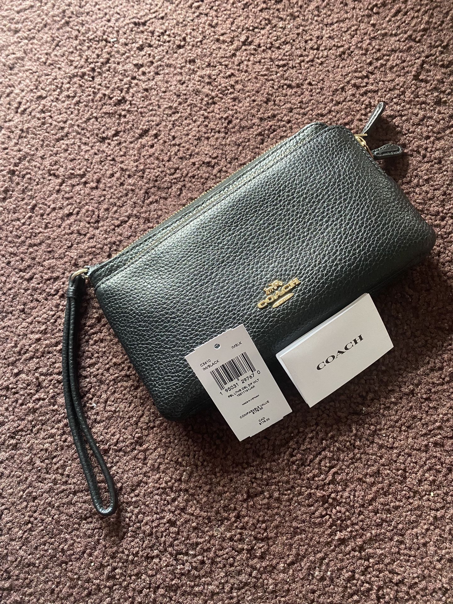 Coach Double Zip Wallet / Wristlet