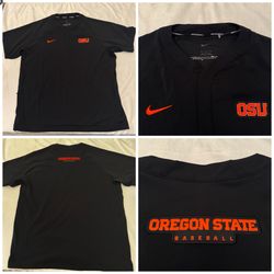 Nike Oregon State Beavers Team Issue Short Sleeve Batting Cage Hot Jacket