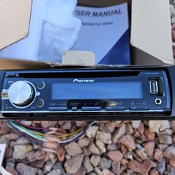 Pioneer Car Stereo With Wire Harness