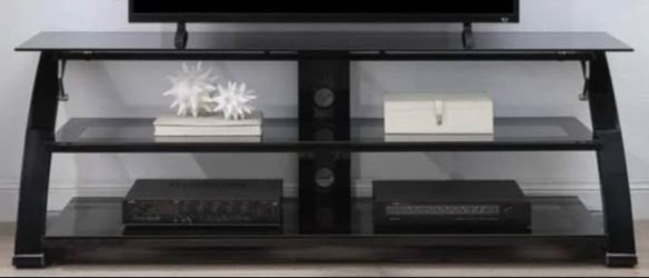 Glass tv center
