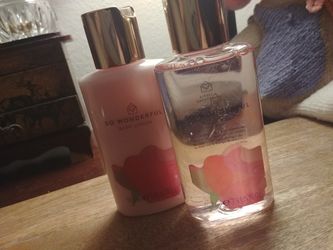 Body wash and body lotion set