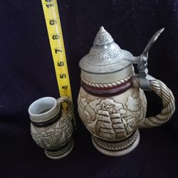 Avon Beer Stein And Matching Mug