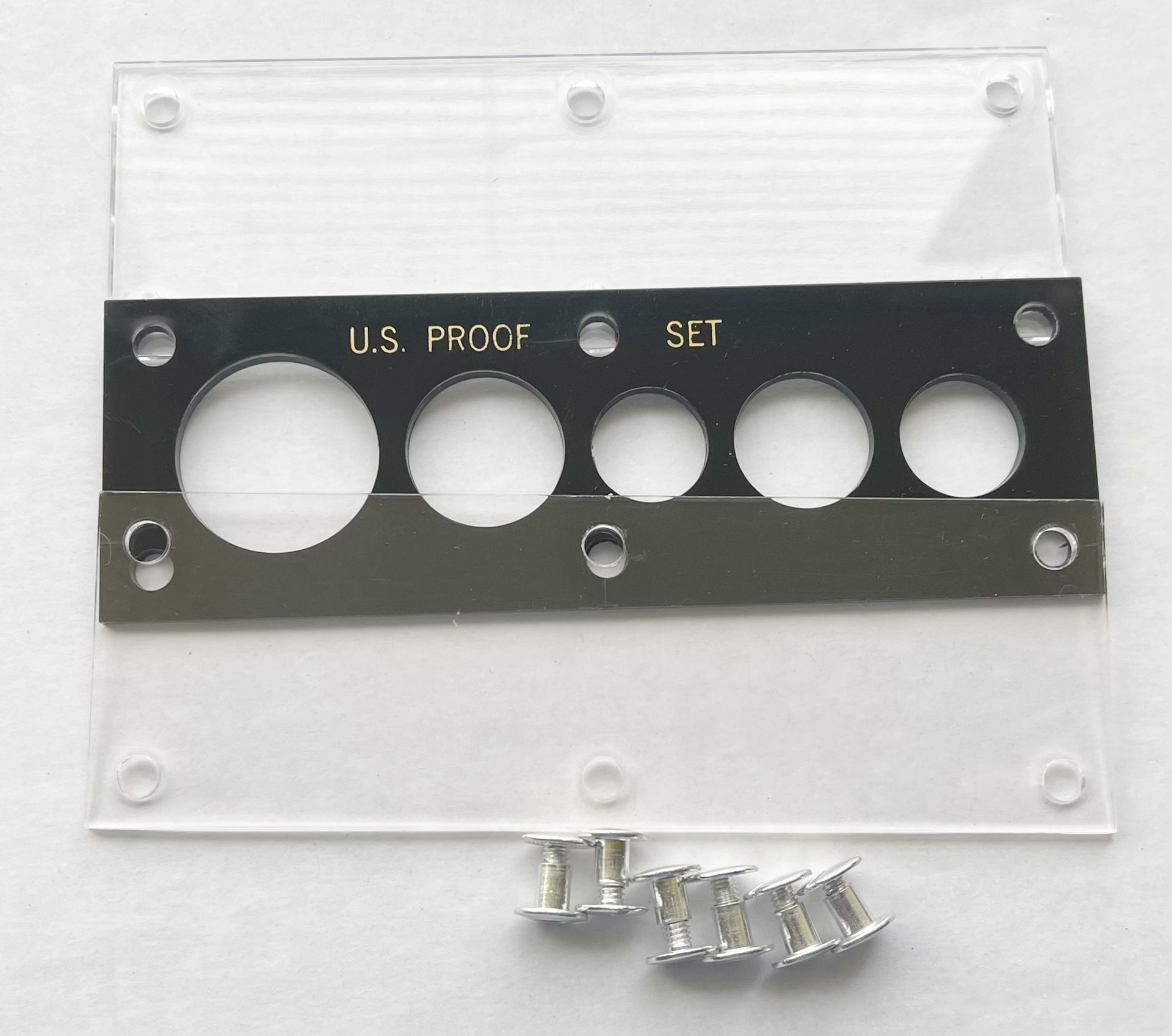 Capital Proof Coin Holder - Black, Never Used, Like New.