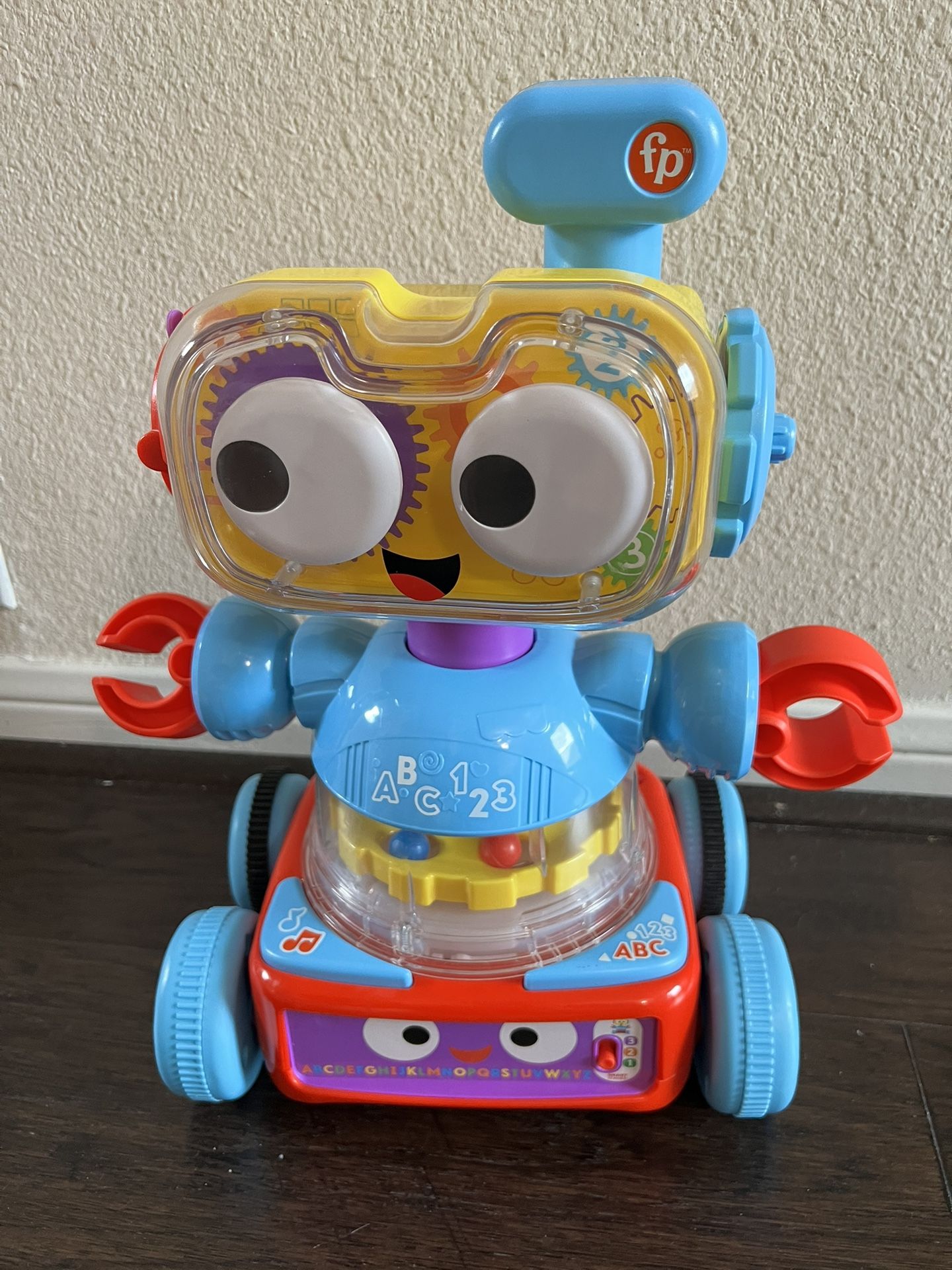 Fisher-Price Baby Toddler & Preschool Toy, 4-in-1 Learning Bot with Music Lights & Smart Stages Content