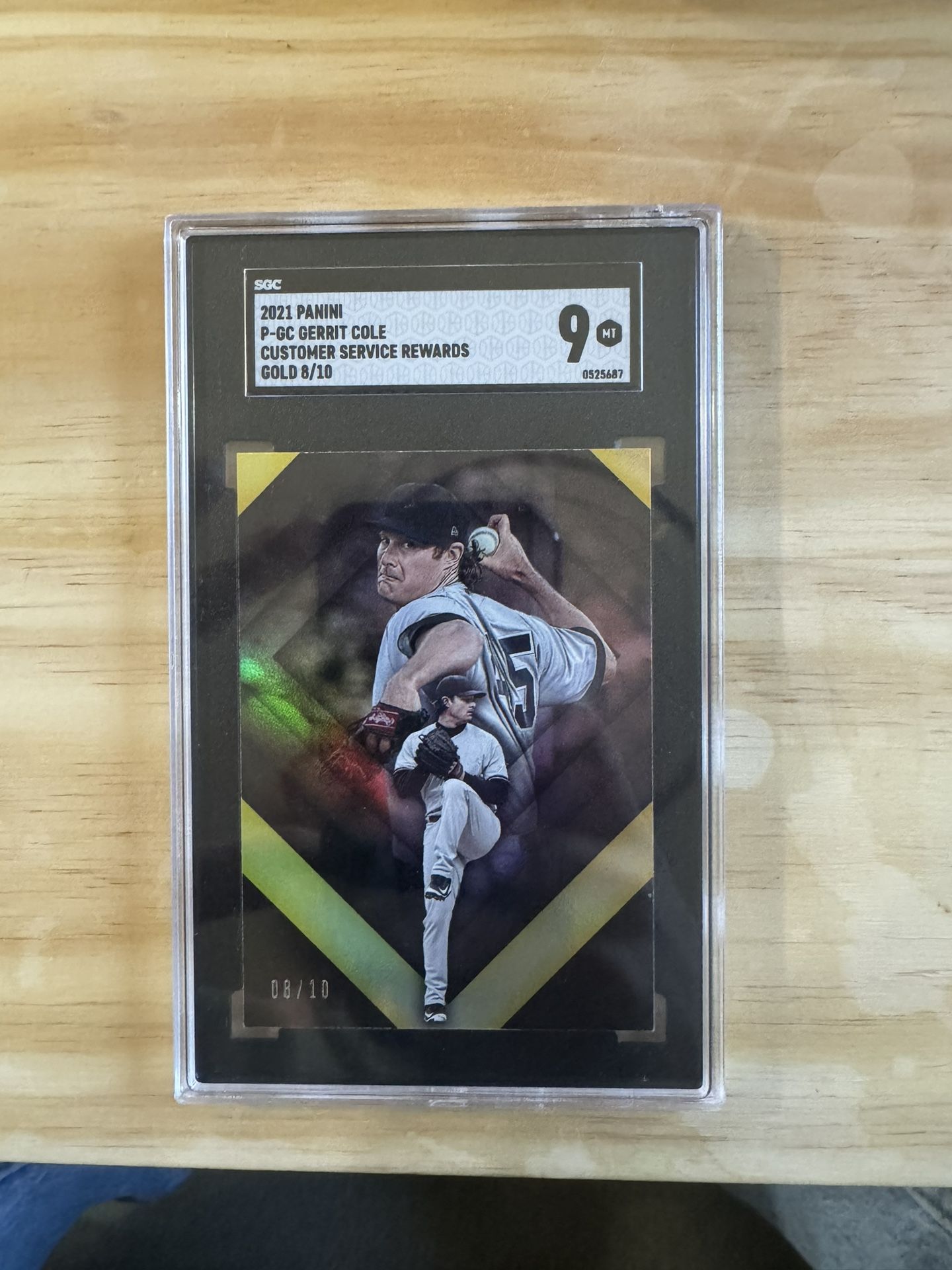 2021 Panini Gerrit Cole Card 