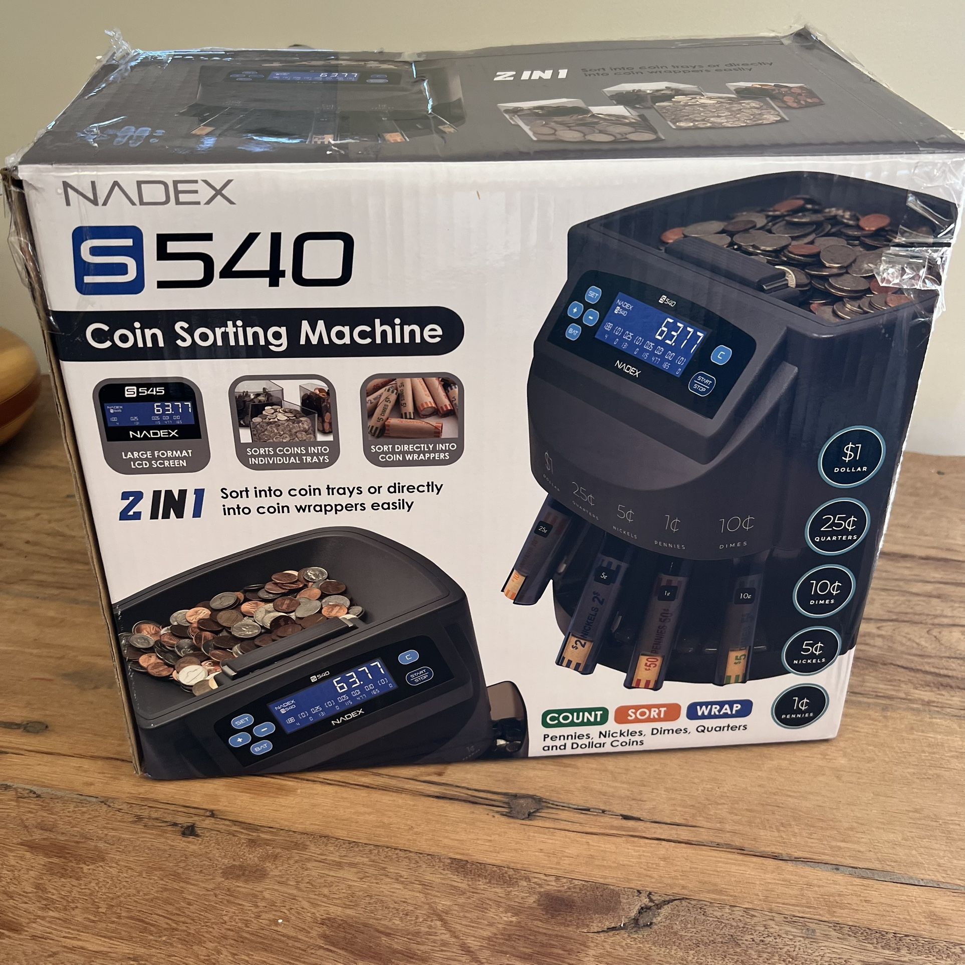 NADEX S540 Coin Sorting Machine