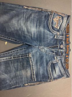 BUCKLE Rock Revival men’s Blue Jeans