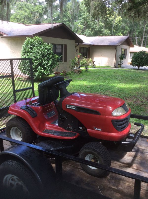 Craftsman LT3000 Riding Mower - 20hp - 46” Cut - New Blade Engage Cable