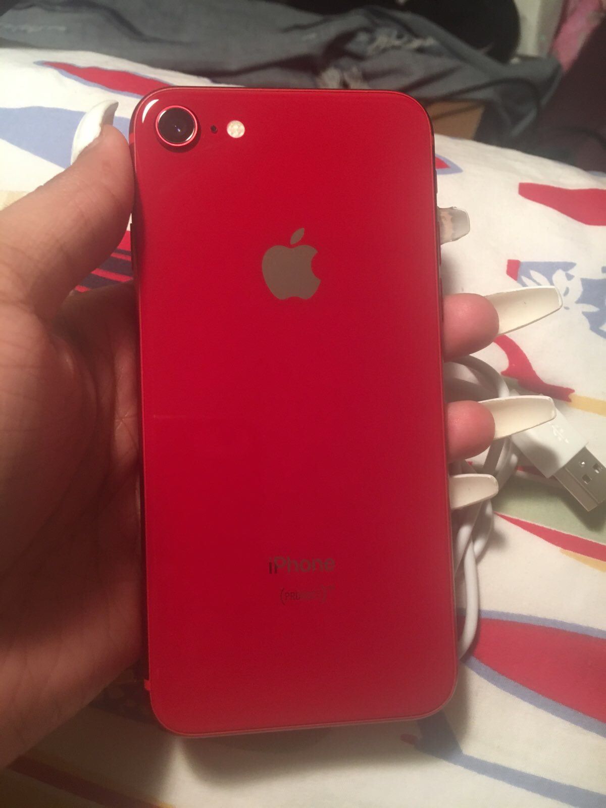 Red iPhone 8 256 Clean Unlocked To Any Carrier